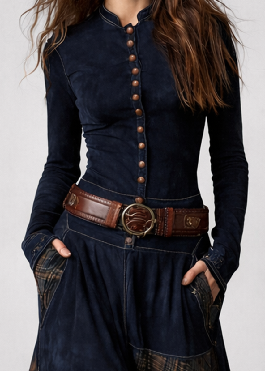 Helena | Bequemes Maxikleid mit Knopfleiste und fließendem Fall