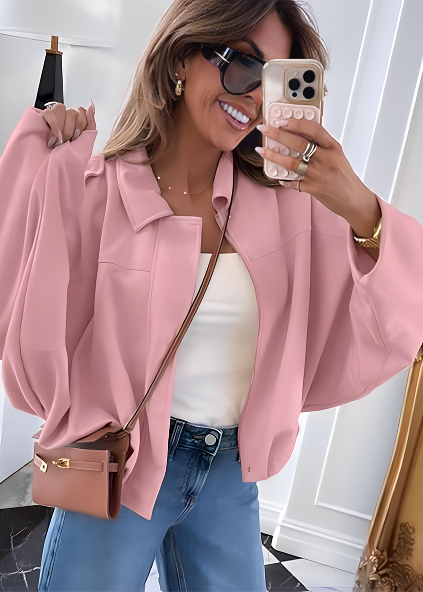 Molinne | Suede Jacke in Oversize Fit