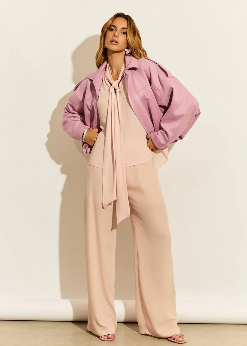 Molinne | Suede Jacke in Oversize Fit