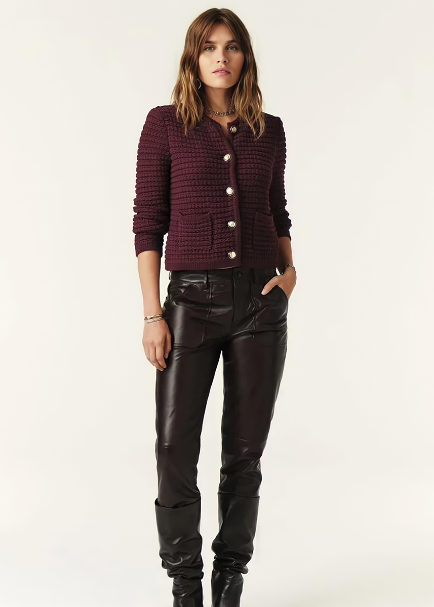 Juni | Strick Cardigan mit Struktur