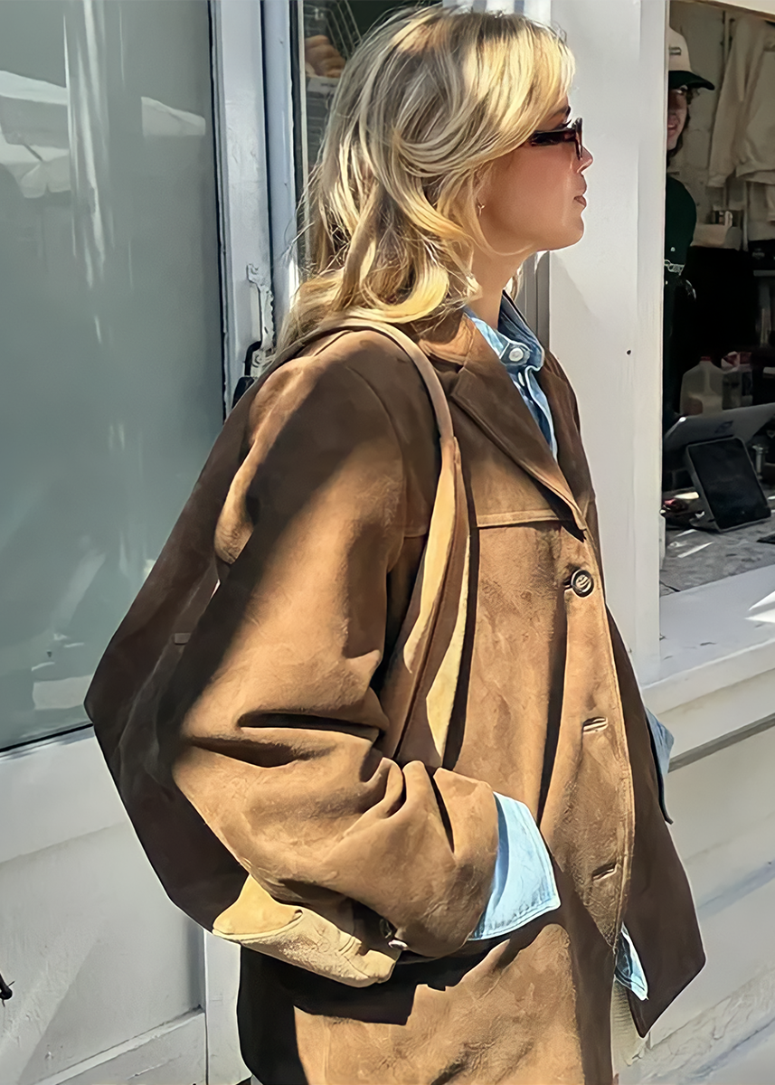 Giorgia | elegante Jacke in Wildleder Optik