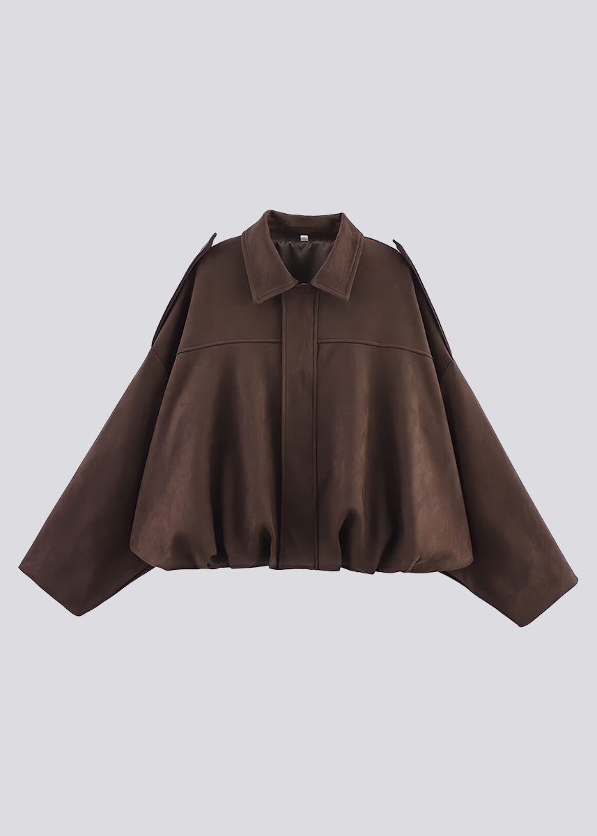 Molinne | Suede Jacke in Oversize Fit