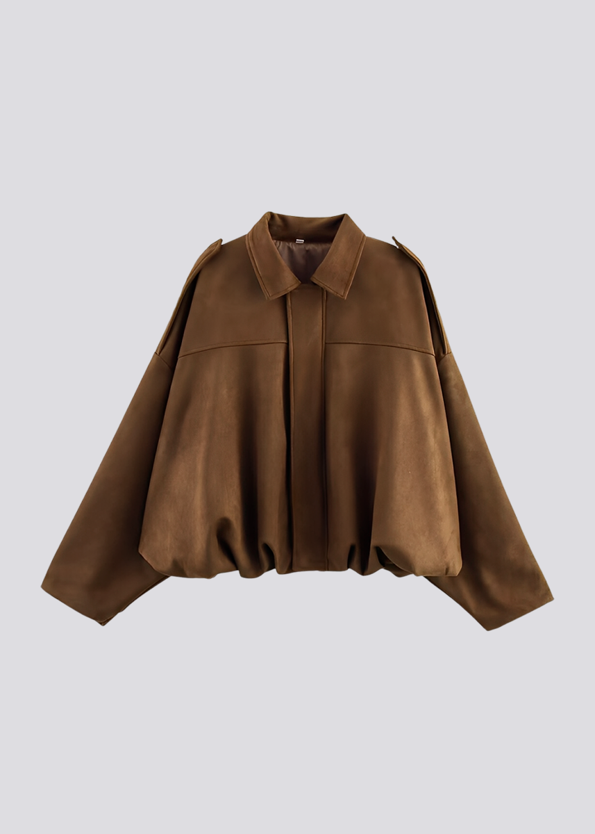 Molinne | Suede Jacke in Oversize Fit